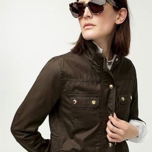 J.Crew Downtown Field Jacket in Mossy Brown